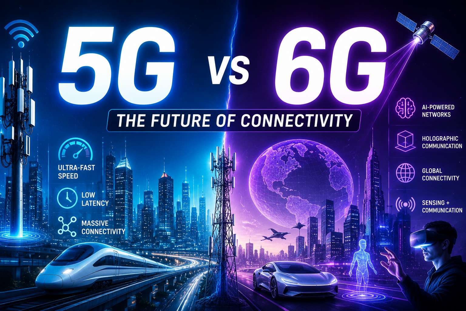 5G and 6G: The Future of Connectivity